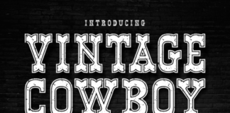 Vintage Cowboy Grunge Font