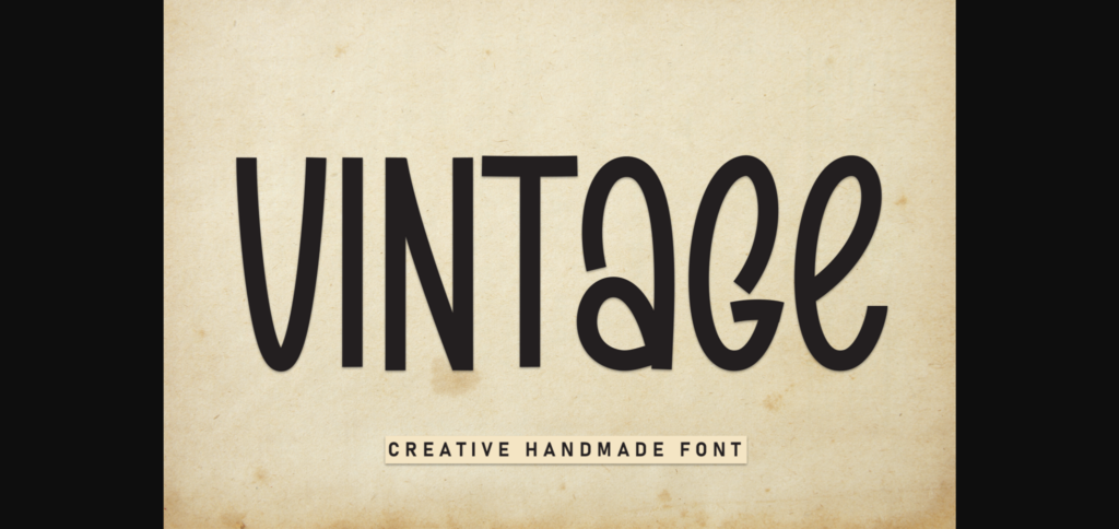 Vintage Font Poster 3