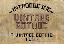 Vintage Gothic Font