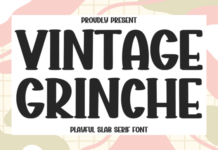 Vintage Grinche Font