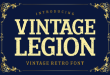 Vintage Legion Fonts