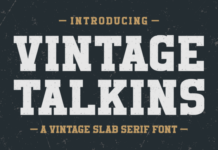 Vintage Talkins Fonts