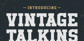 Vintage Talkins Fonts