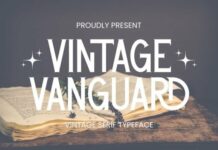 Vintage Vanguard Font