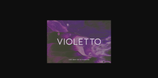 Violetto Font Poster 1