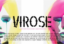 Virose Font Poster 1