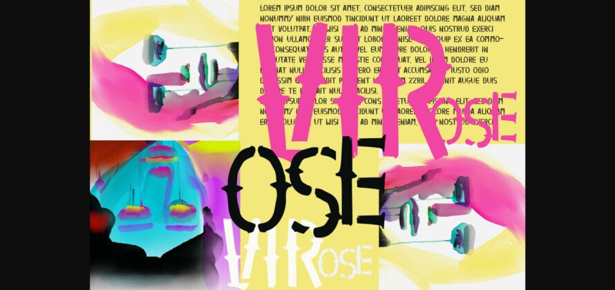 Virose Font Poster 6