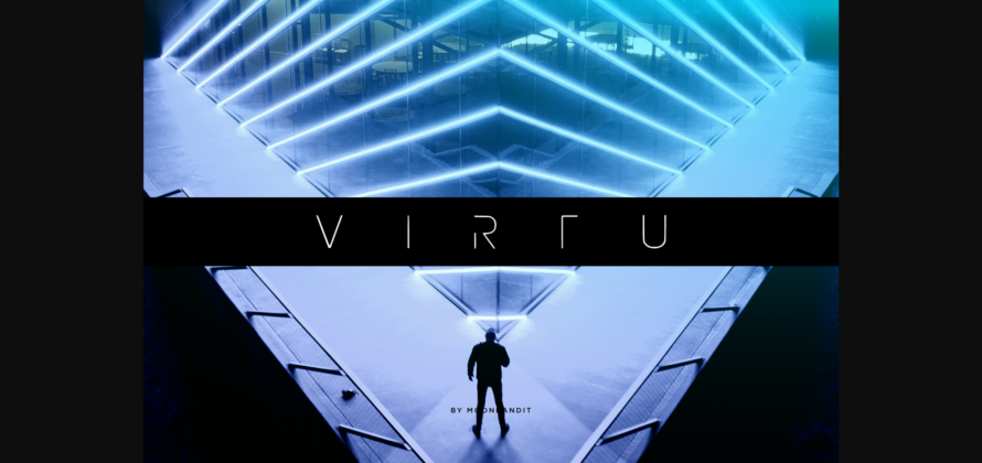 Virtu Font Poster 3