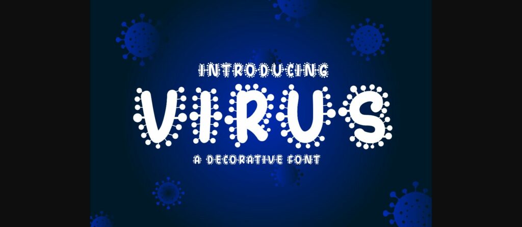 Virus Font Poster 1