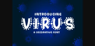 Virus Font Poster 1