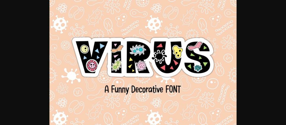 Virus Font Poster 1