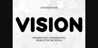 Vision Font Poster 1