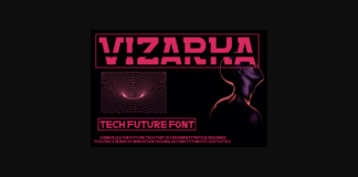 Vizarka Font Poster 1