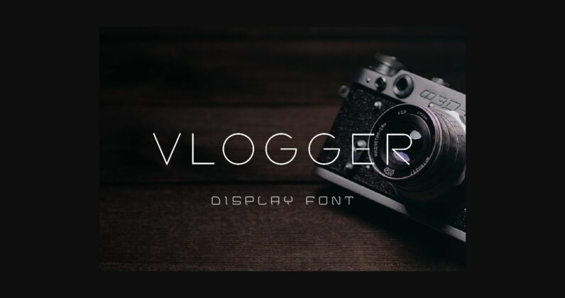 Vlogger Font Poster 3