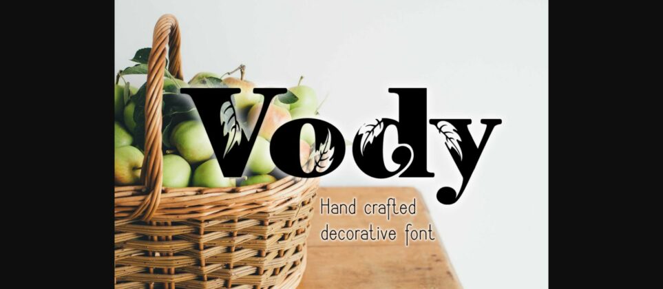 Vody Font Poster 3