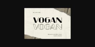 Vogan Font Poster 1