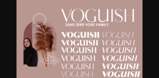 Voguish Font Poster 1