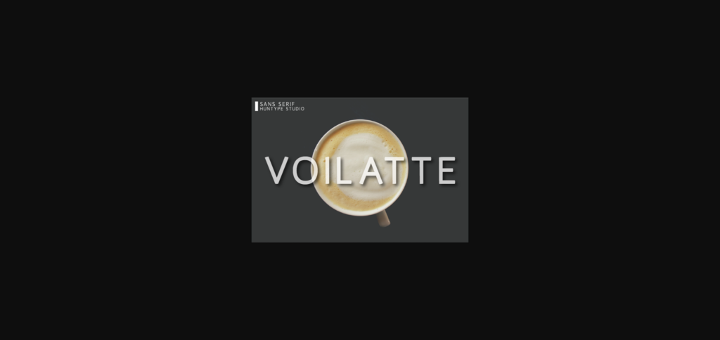 Voilatte Font Poster 3