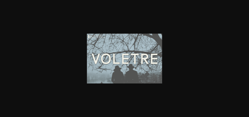 Voletre Font Poster 3