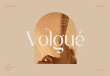 Volgue Font Poster 1