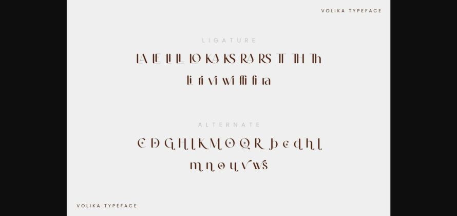 Volika Font Poster 11