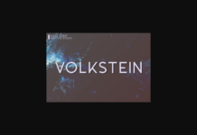 Volkstein Font Poster 1