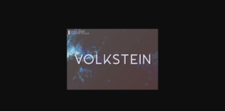 Volkstein Font Poster 1