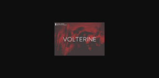 Volterine Font Poster 1