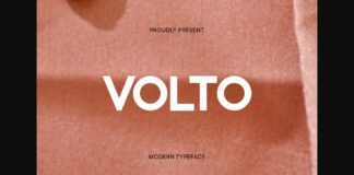 Volto Font Poster 1