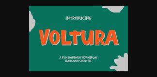 Voltura Font Poster 1