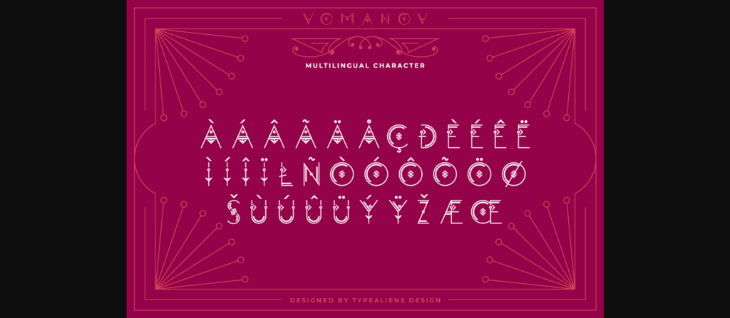 Vomamov Font Poster 10