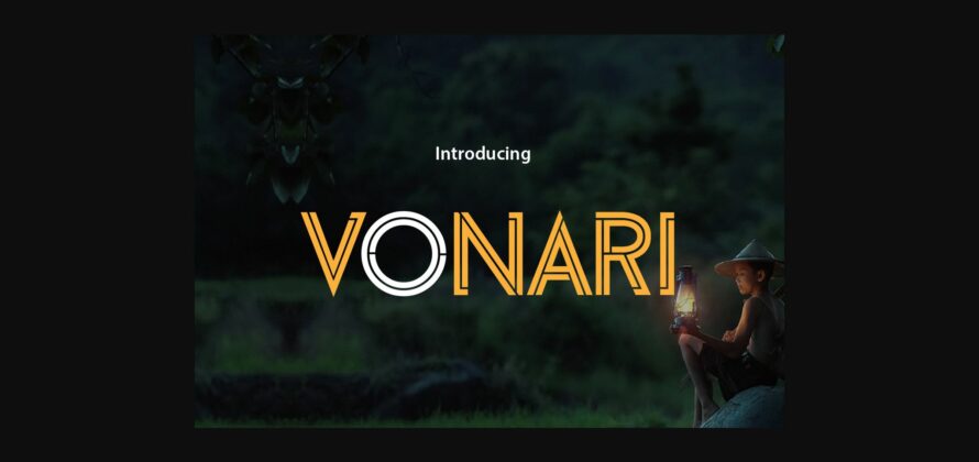 Vonari Font Poster 3