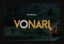 Vonari Font Poster 1