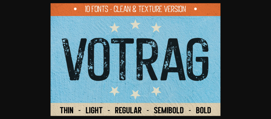 Votrag Font Poster 3