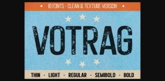 Votrag Font Poster 1