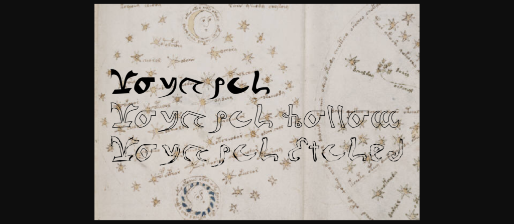 Voynich Family Font Poster 5