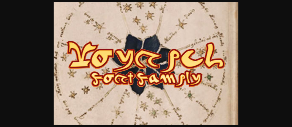 Voynich Family Font Poster 3