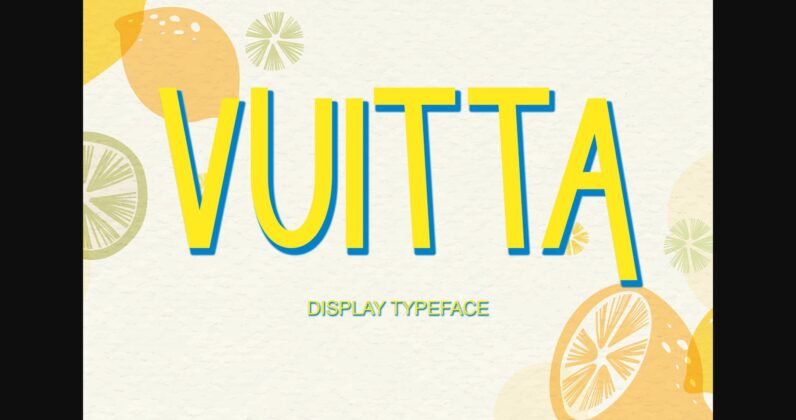 Vuitta Font Poster 3