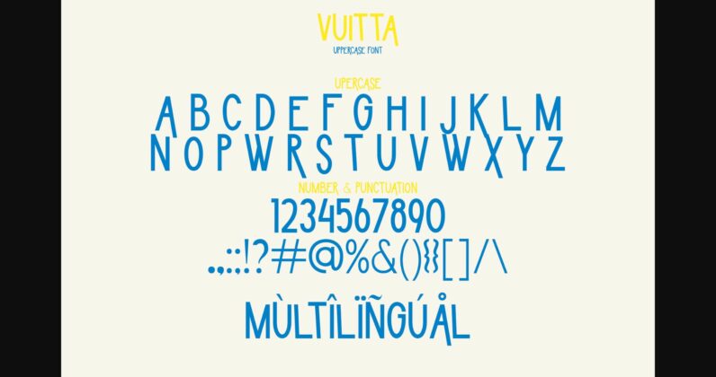 Vuitta Font Poster 6