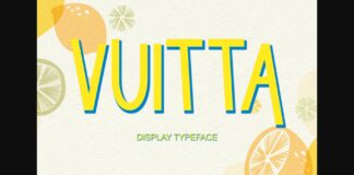 Vuitta Font Poster 1