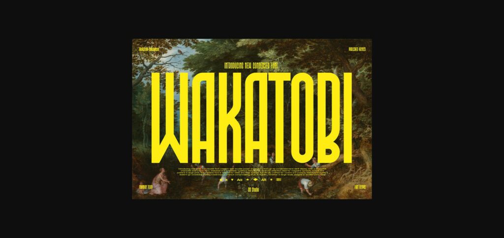 Wakatobi Font Poster 3