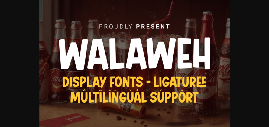 Walaweh Font Poster 3