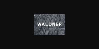 Waldner Font Poster 1