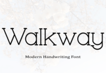 Walkway Fonts