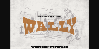 Wally Font Poster 1