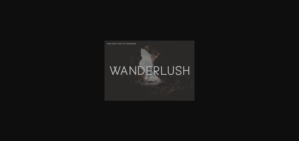 Wanderlush Font Poster 3