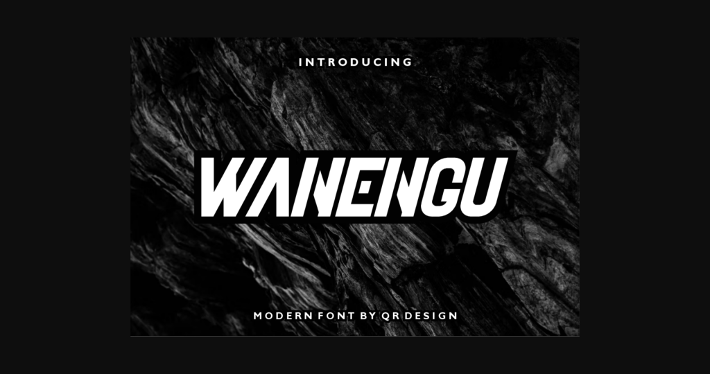 Wanengu Font Poster 1