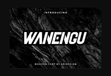 Wanengu Font Poster 1