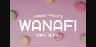 Wanifi Font Poster 1