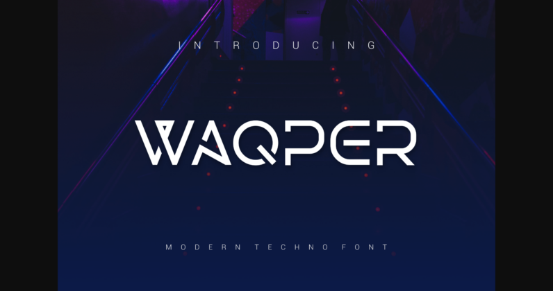 Waqper Font Poster 3